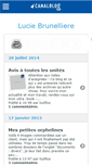 Mobile Screenshot of luciebrunelliere.com